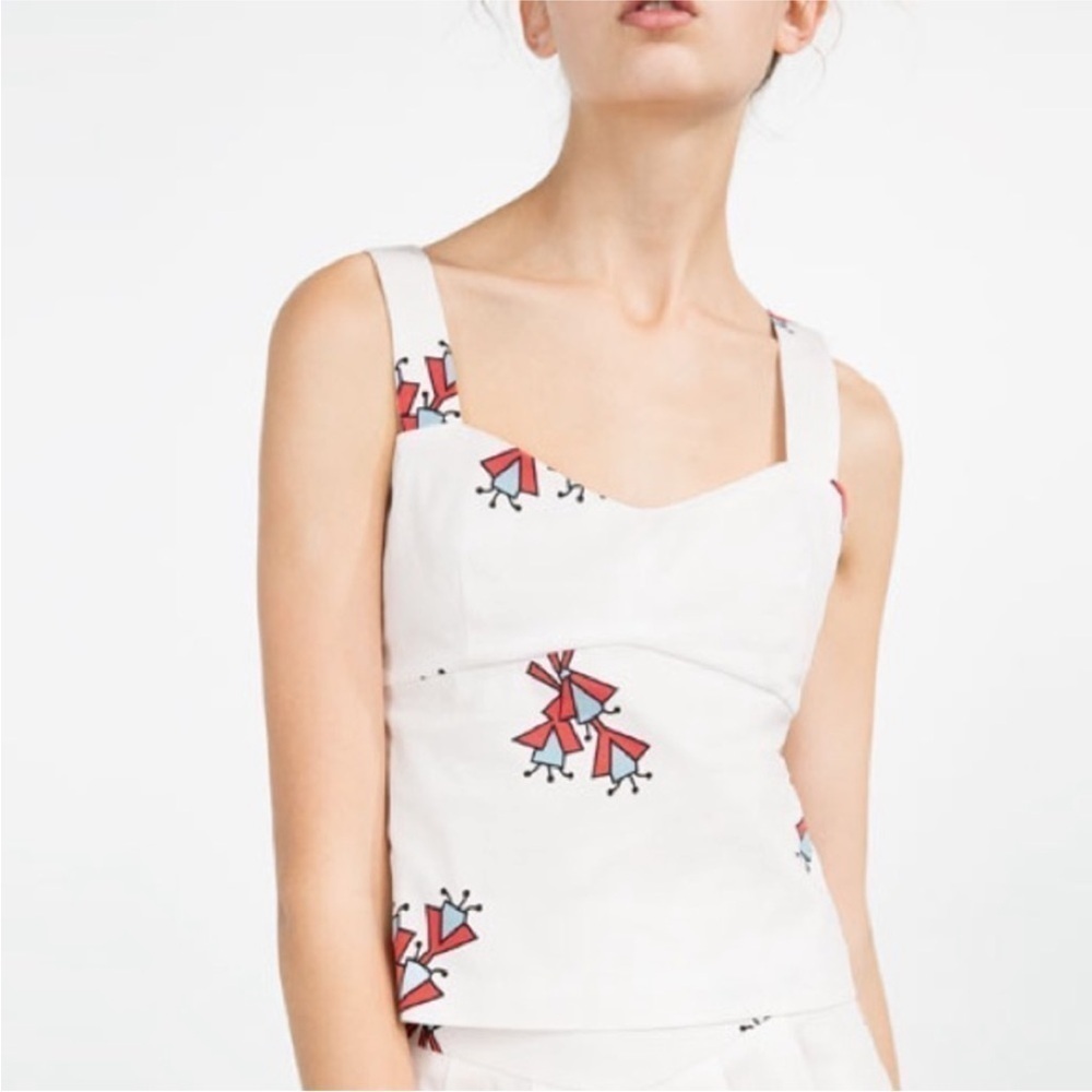 Zara thick strap top size L